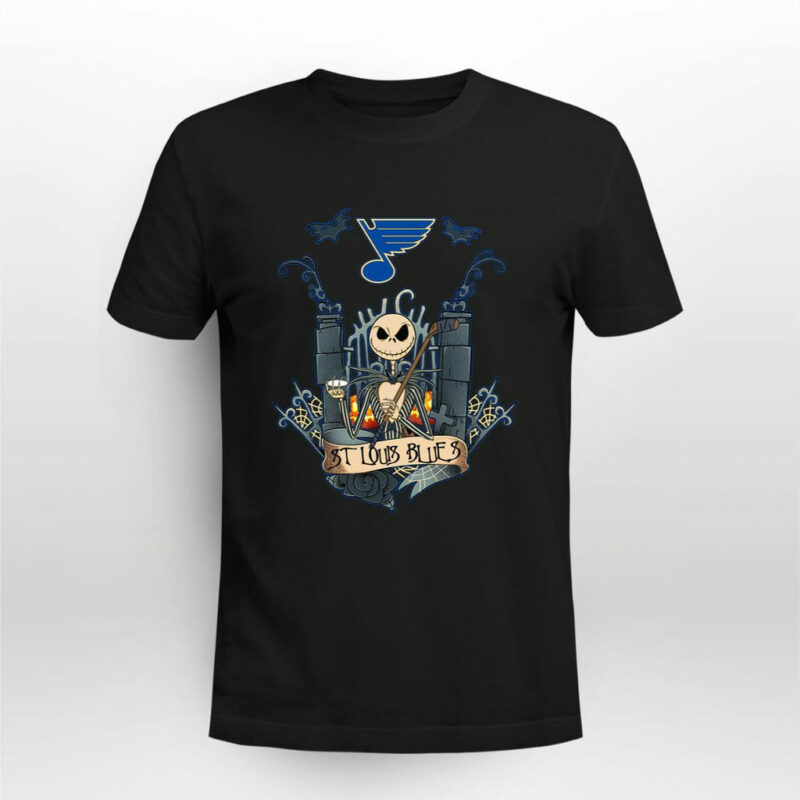 St Louis Blues Jack Skellington This Is Halloween 0 T Shirt