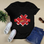 St Louis Cardinals Autism 4 T Shirt