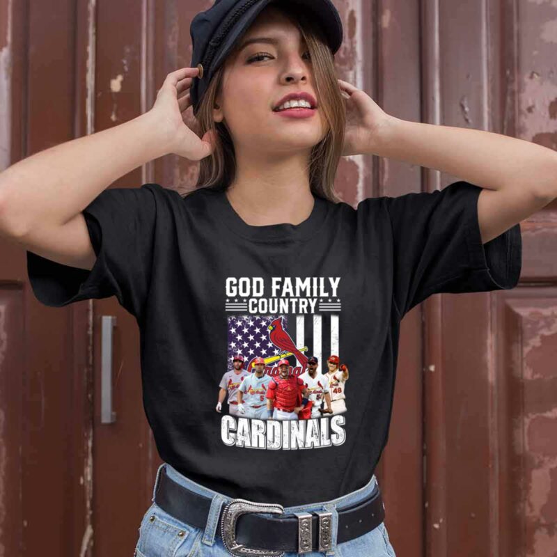 St Louis Cardinals God Family Country 0 T Shirt