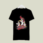 St Louis Cardinals Mickey Donald And Goofy Baseball 4 T Shirt