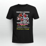St Louis Cardinals Yadier Molina forever a cardinals 2004 present 3 T Shirt