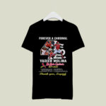 St Louis Cardinals Yadier Molina forever a cardinals 2004 present 4 T Shirt