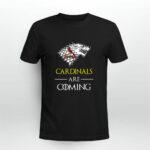 St Louis Cardinals stark house are coming funny Game of Thrones 4 T Shirt