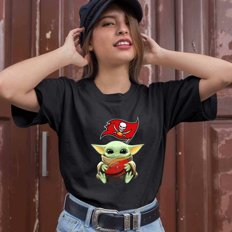 Star Wars Baby Yoda Hug Tampa Bay Buccaneers 0 T Shirt