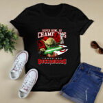 Star Wars Master Yoda Super Bowl LV Champions Tampa Bay Buccaneers 4 T Shirt