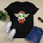 Star Wars Santa Baby Yoda Christmas Lights Baby Yoda Happy Holiday Holiday Swea 4 Sweatshirt