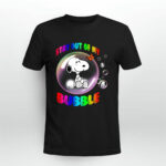 Stay Out Of My Bubble Snoopy Lgbt 2 T Shirt