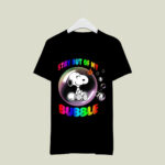 Stay Out Of My Bubble Snoopy Lgbt 3 T Shirt