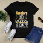 Steelers 90th Anniversary 1933 2023 Joe Greene Jack Lambert Jack Ham Terry Bradshaw 2 T Shirt