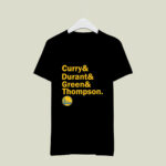 Stephen Curry Kevin Durant Draymond Green and Klay Thompson 3 T Shirt