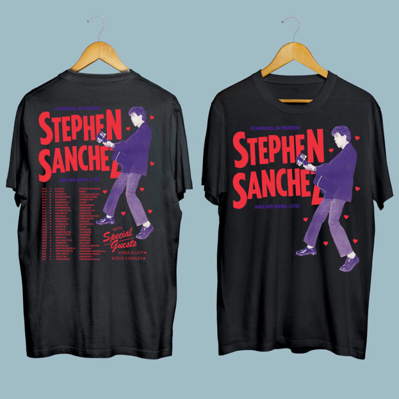 Stephen Sanchez 2023 Tour Front 4 T Shirt