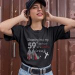 Stepping Into My 59th Birthday With Gods Grace And Cross 1 T Shirt