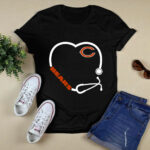 Stethoscope Chicago Bears 2 T Shirt