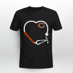 Stethoscope Chicago Bears 4 T Shirt