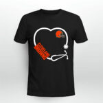 Stethoscope Cleveland Browns 3 T Shirt
