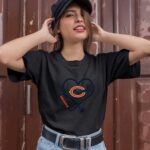 Stethoscope Heart Chicago Bears 0 T Shirt