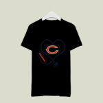 Stethoscope Heart Chicago Bears 3 T Shirt