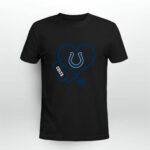 Stethoscope Heart Indianapolis Colts 3 T Shirt
