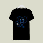 Stethoscope Heart Indianapolis Colts 4 T Shirt