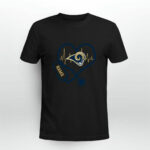 Stethoscope Heart Los Angeles Rams 3 T Shirt