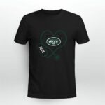 Stethoscope Heart New York Jets 3 T Shirt