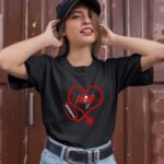 Stethoscope Heart Tampa Bay Buccaneers 0 T Shirt