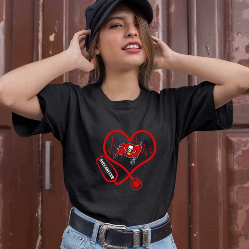 Stethoscope Heart Tampa Bay Buccaneers 0 T Shirt