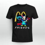 Stitch And Mickey Mouse Mcdonalds Friends 2 T Shirt