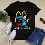 Stitch And Mickey Mouse Mcdonalds Friends 4 T Shirt