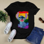 Stitch LGBT Pride 4 T Shirt