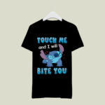 Stitch Touch Me And I Will Bite You 2 T Shirt