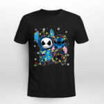 Stitch and Jack Skellington Cute Friends Christmas Light Disney Nightmare Before Christmas Swea 2 Sweatshirt