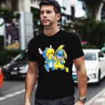 Stitch and Pikachu are best friends 0 T Shirt