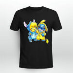 Stitch and Pikachu are best friends 2 T Shirt