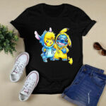 Stitch and Pikachu are best friends 4 T Shirt