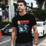 Stitch and Toothless Hug Dunkin Dont 0 T Shirt