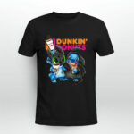 Stitch and Toothless Hug Dunkin Dont 2 T Shirt