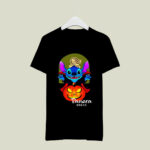 Stitch hug Pumpkin Panera Bread logo Halloween 2 T Shirt