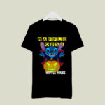 Stitch hug Pumpkin Waffle House Halloween 3 T Shirt