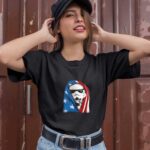 Storm Trooper Star War wearing US flag 4th of july 1 T Shirt