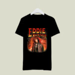 Stranger Things 4 Eddie Munson Camiseta con retrato Negro 2 T Shirt