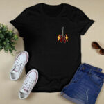 Stranger Things Eddie Playing Guitar Gift front 4 T Shirt