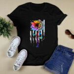Sunflower Skull Zero Fucks Given 1732 T Shirt
