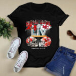 Super Bowl Tampa Bay Buccaneers vs Kansas City Chiefs LV 55 2 T Shirt