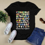 Super smash bros ultimate all character choose your fighter 3 T Shirt