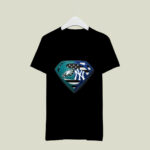 Superhero eagles and yankees american flag independence day 3 T Shirt