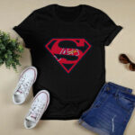Superman Atlanta Braves 3 T Shirt
