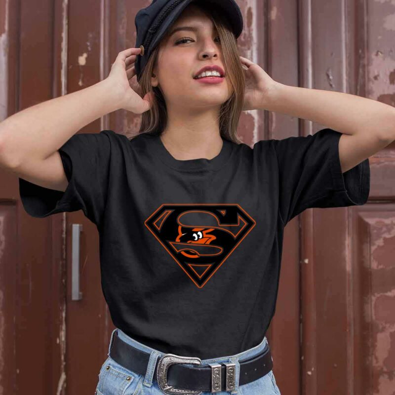Superman Baltimore Orioles 0 T Shirt