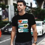 Superman Batman Miami Dolphins Mean Kick Your Ass 1 T Shirt