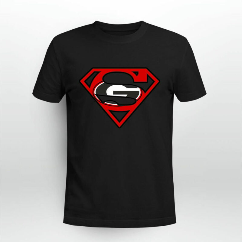 Superman Georgia Bulldogs 0 T Shirt